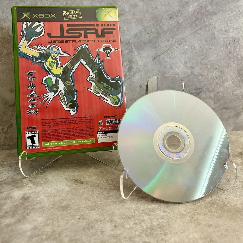 JSRF Jet Set Radio Future & Sega GT 2002 - Original Xbox - No Manual Tested